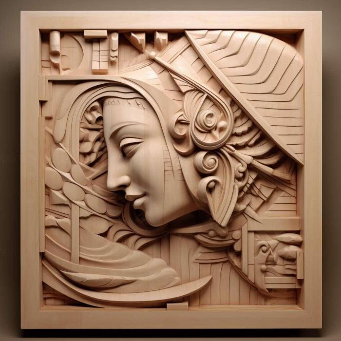 نموذج ثلاثي الأبعاد لآلة CNC 3D Art 